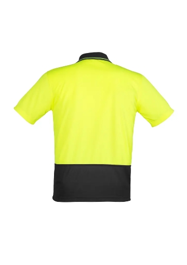 Picture of Syzmik, Unisex Hi Vis Basic Spliced S/S Polo